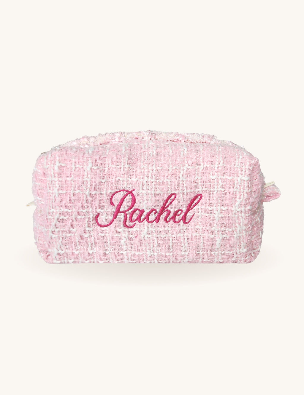 Makeup Pouch - Blush Tweed