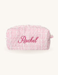 Makeup Pouch - Blush Tweed