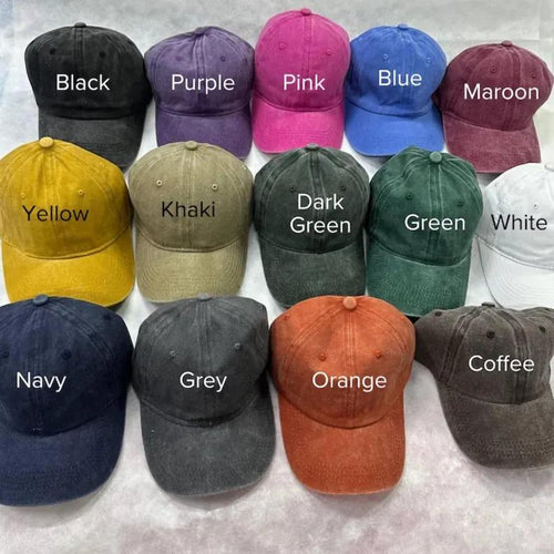 Caps Embroidery Custome name