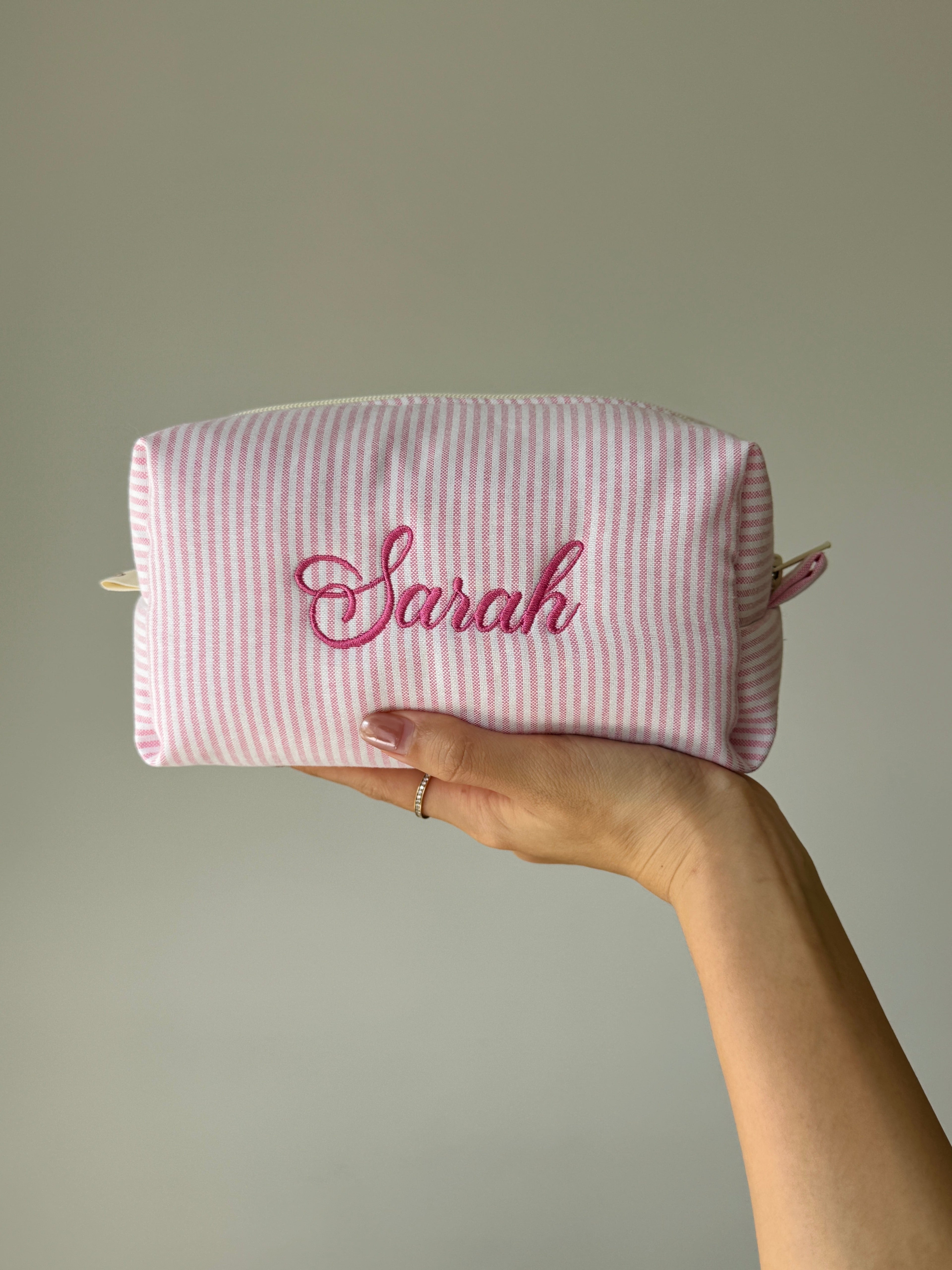 Makeup Pouch - Candy Stripe