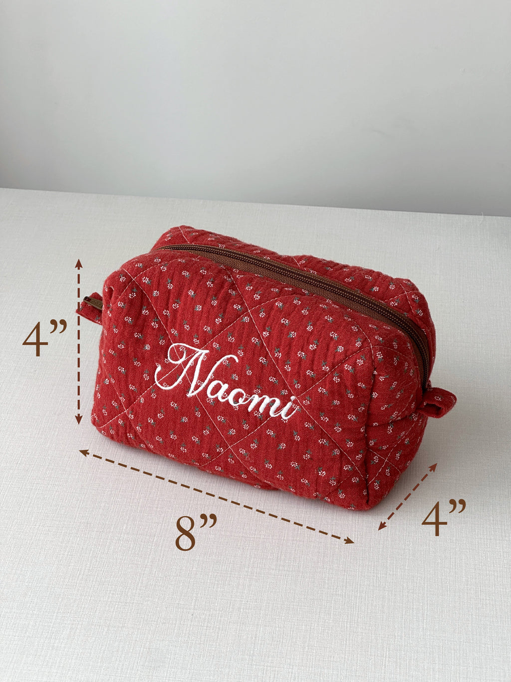 Makeup Pouch - Red Clover