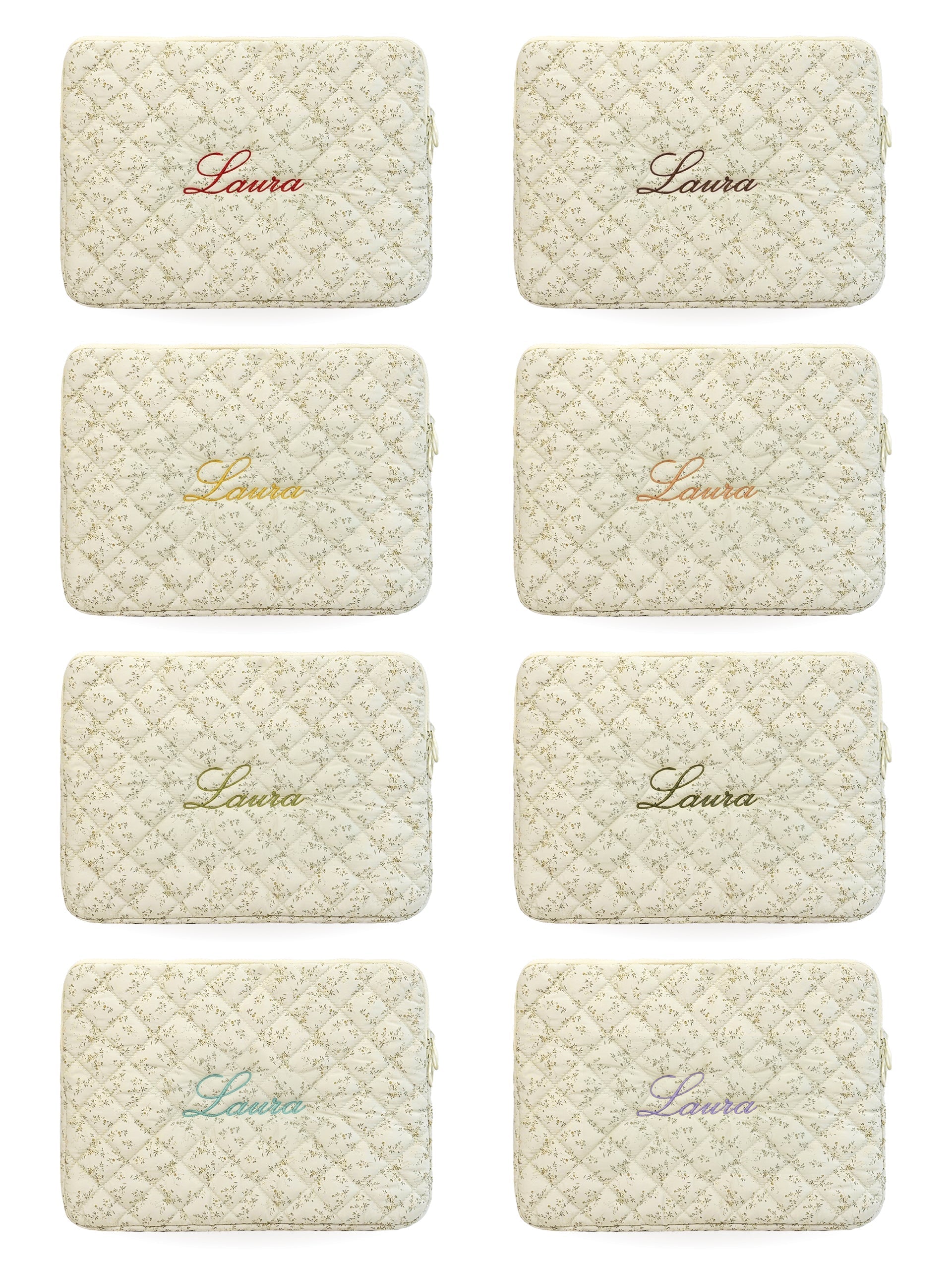 Laptop Sleeve - Ivory Blossom