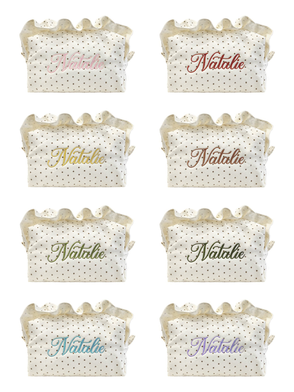 Makeup Pouch - Polka 2