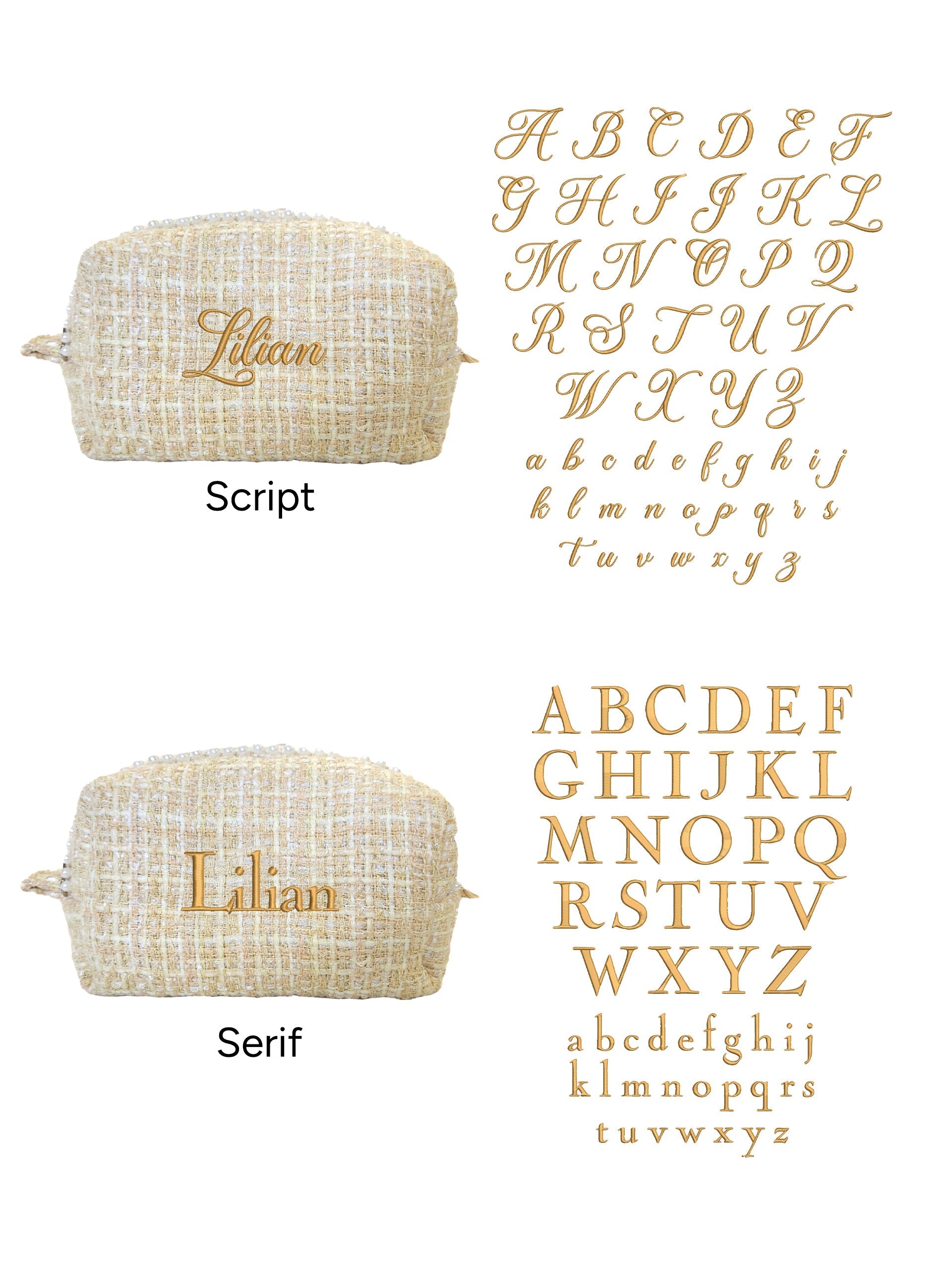 Makeup Pouch - Honey Pearl