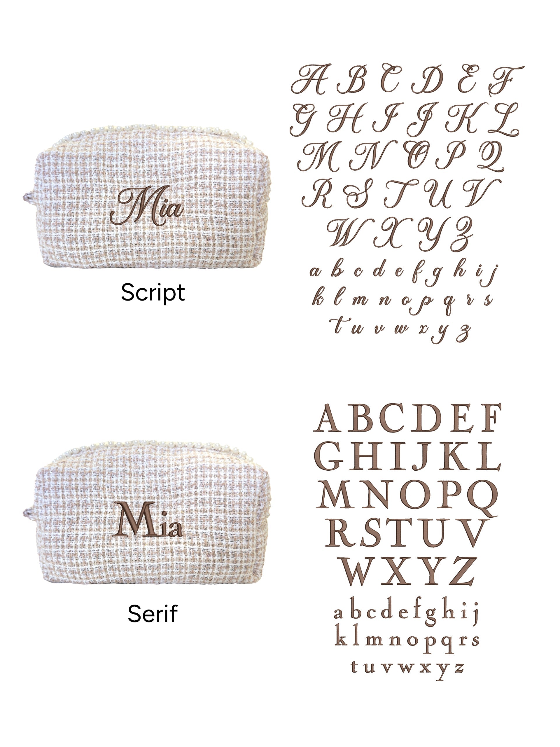 Makeup Pouch - Ivory Pearl