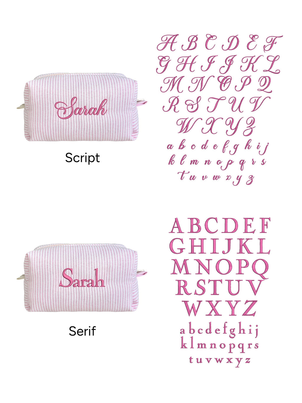 Makeup Pouch - Candy Stripe