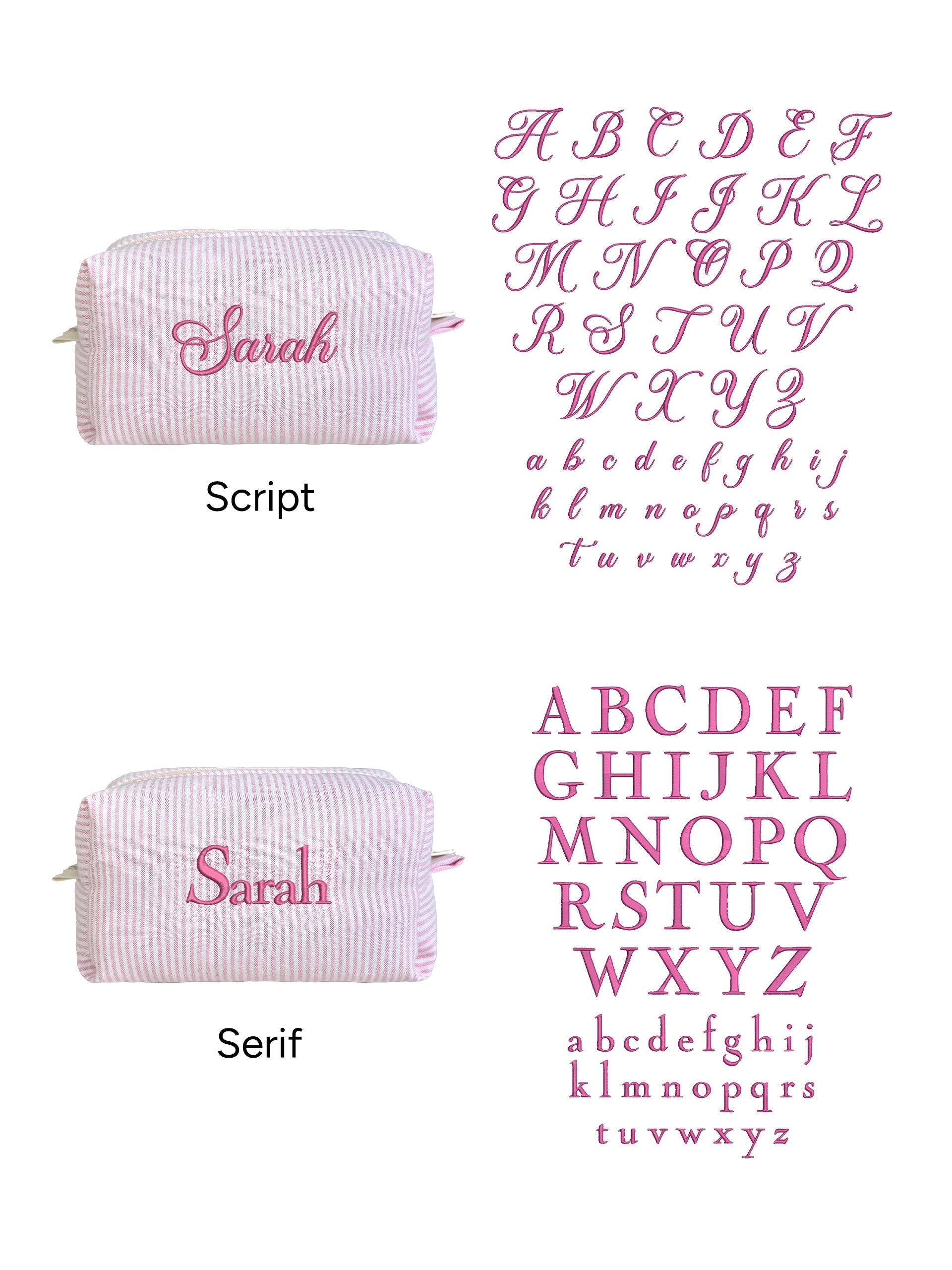 Makeup Pouch - Candy Stripe