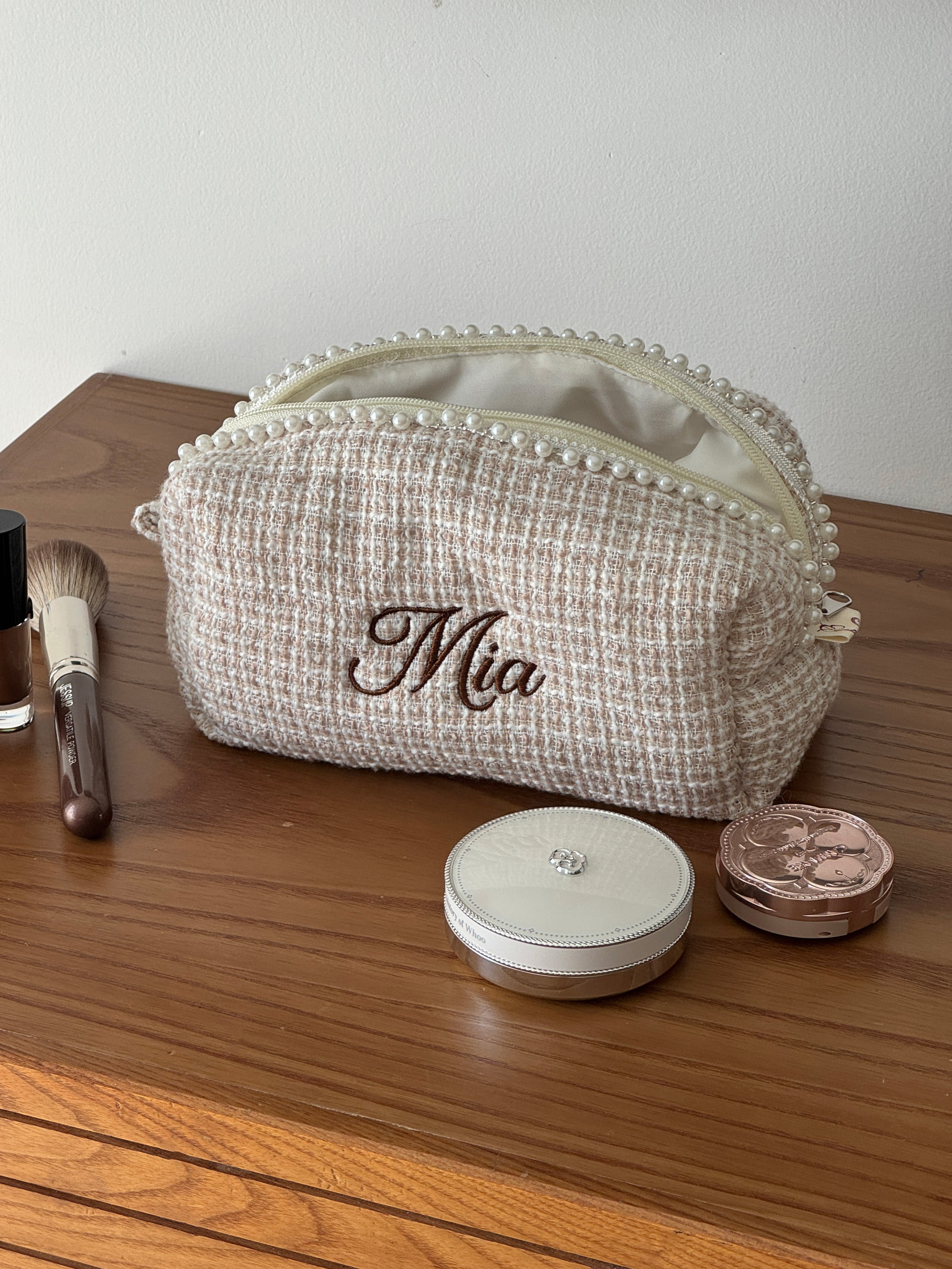 Makeup Pouch - Ivory Pearl
