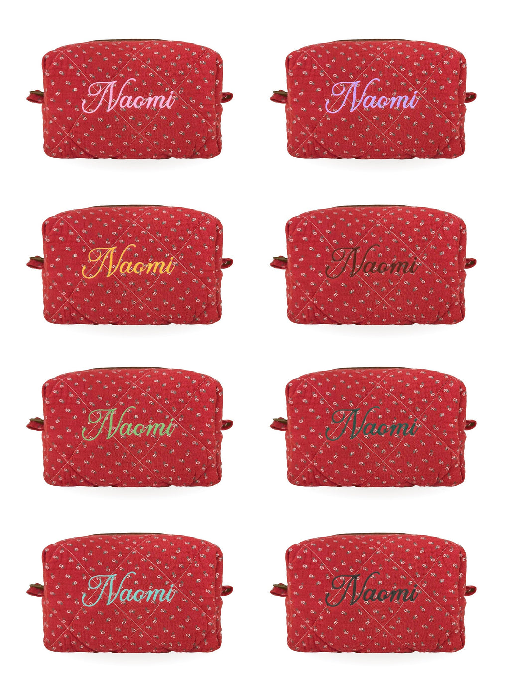 Makeup Pouch - Red Clover