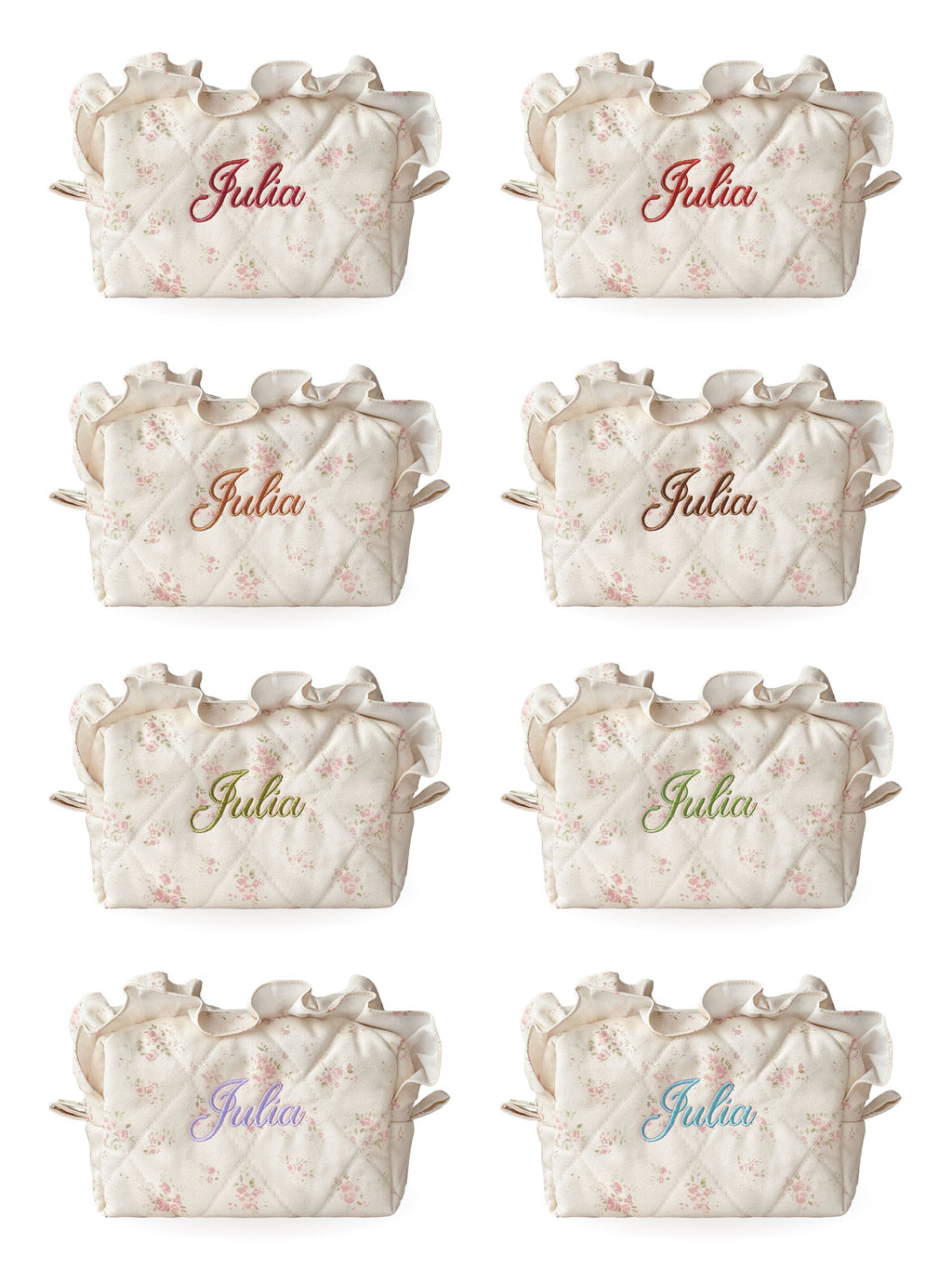 Makeup Pouch - Vanilla Rose
