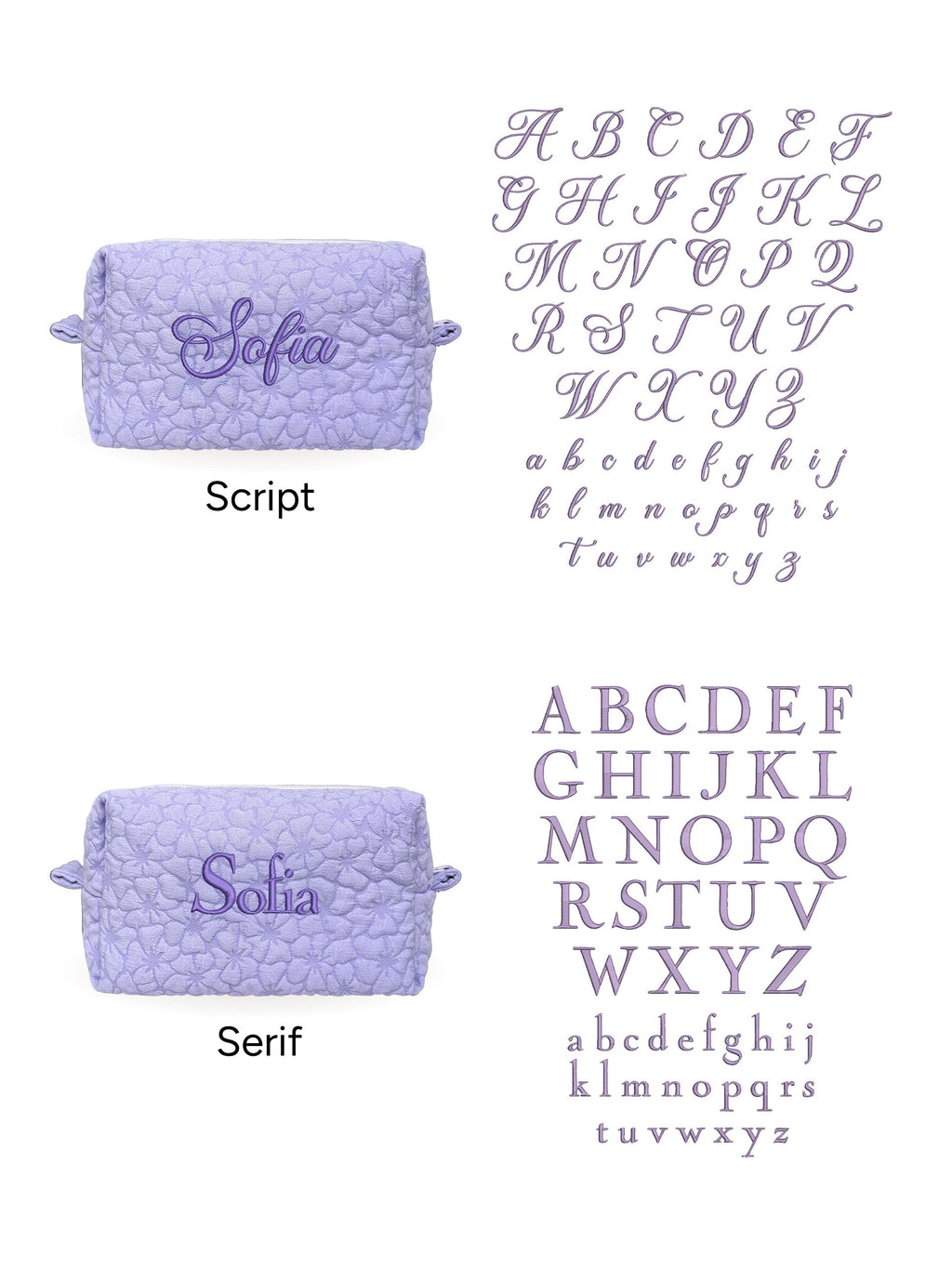 Makeup Pouch - Violet