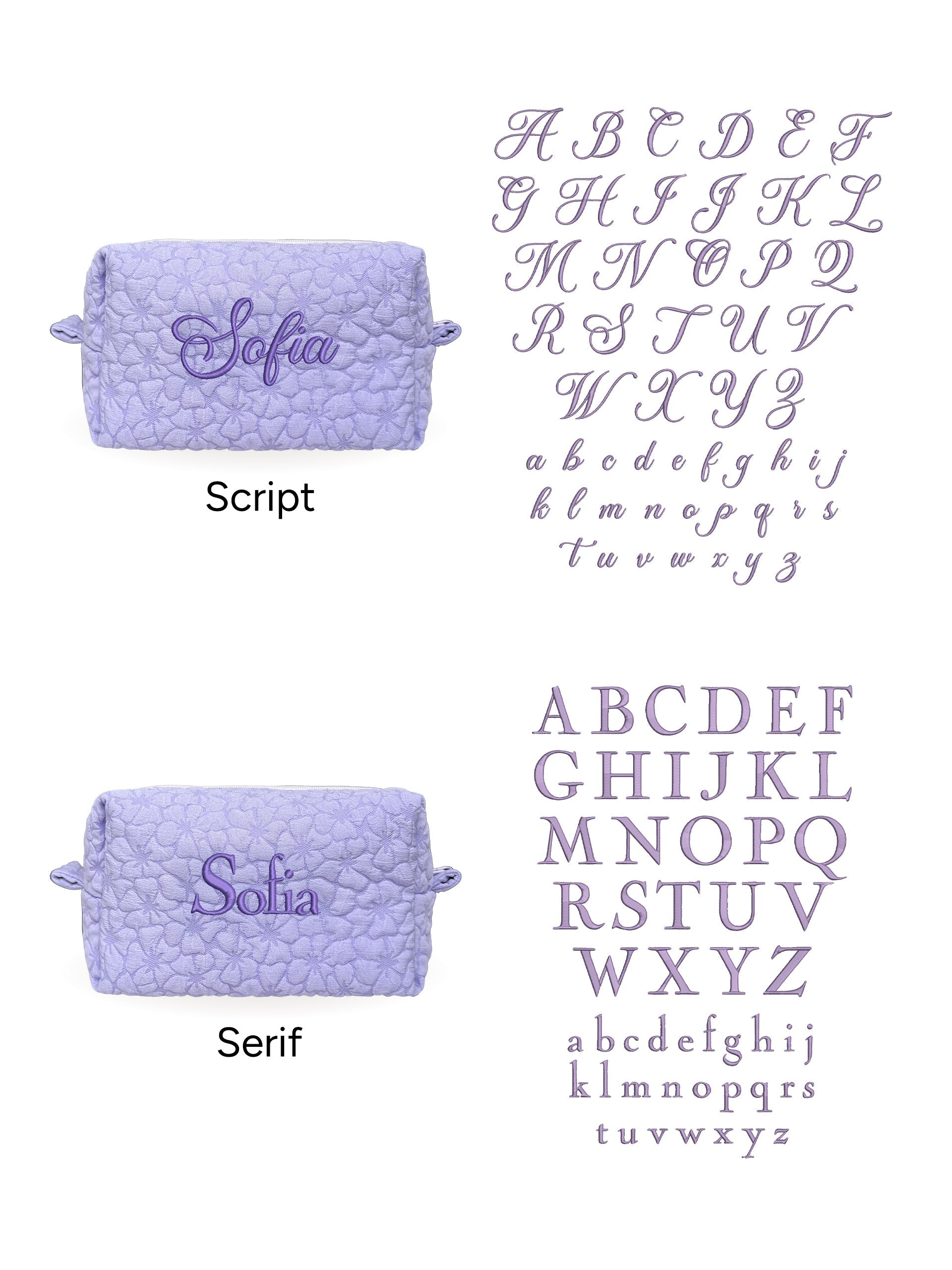 Makeup Pouch - Violet