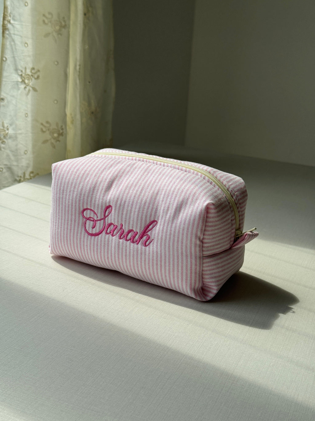 Makeup Pouch - Candy Stripe