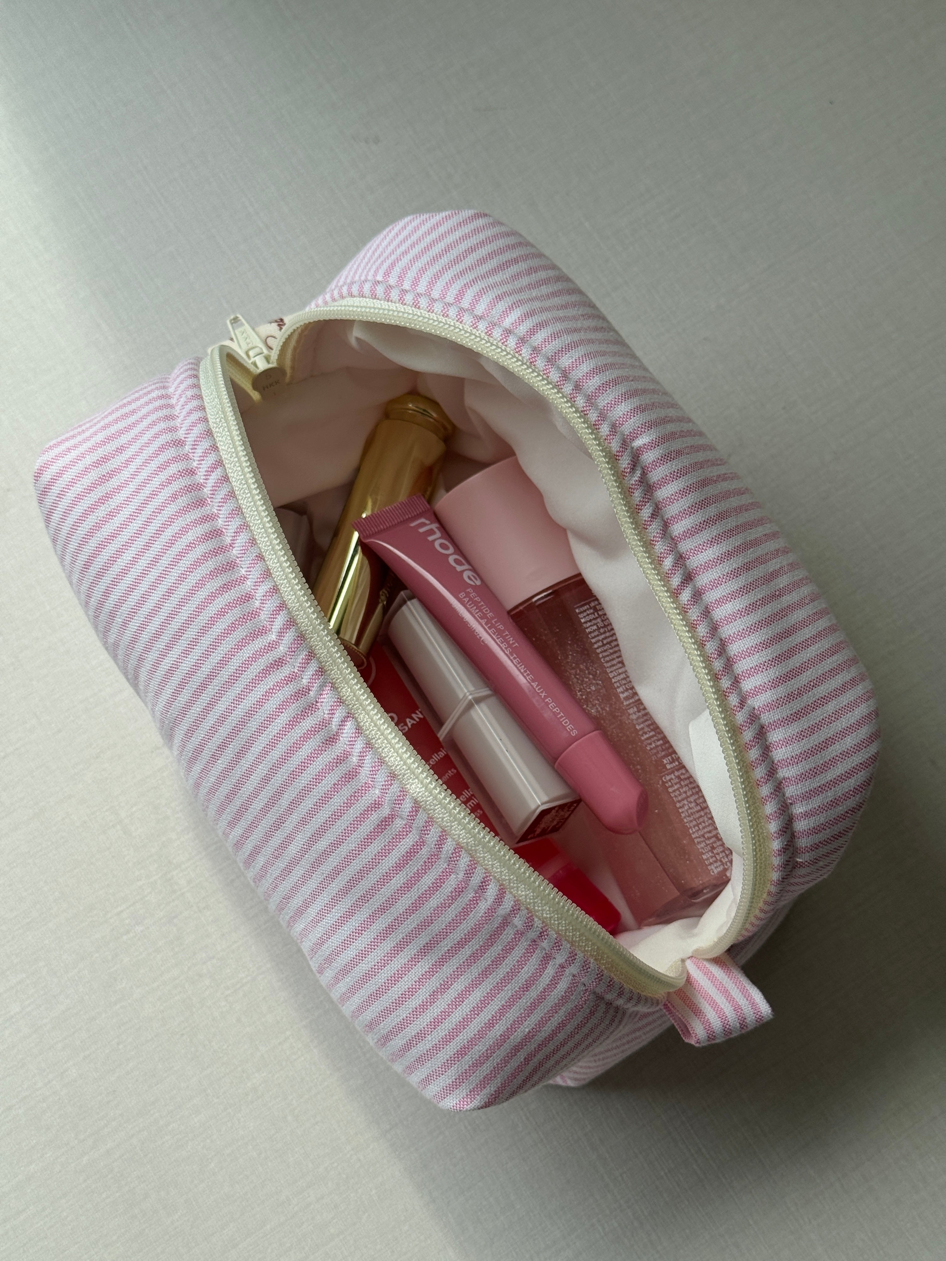Makeup Pouch - Candy Stripe
