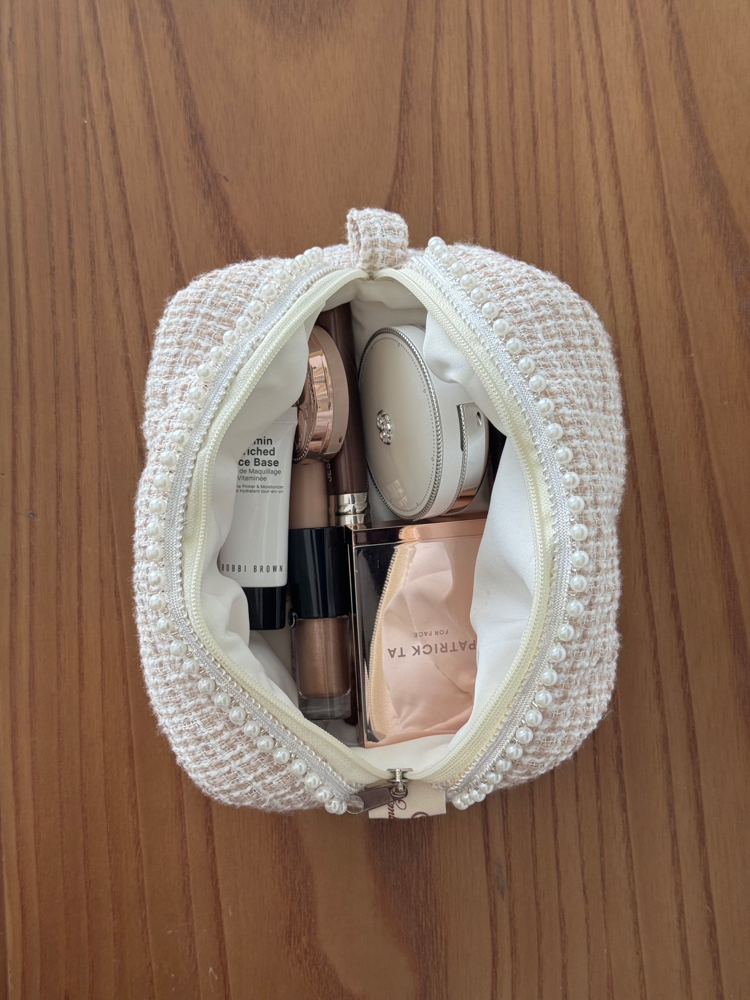 Makeup Pouch - Ivory Pearl