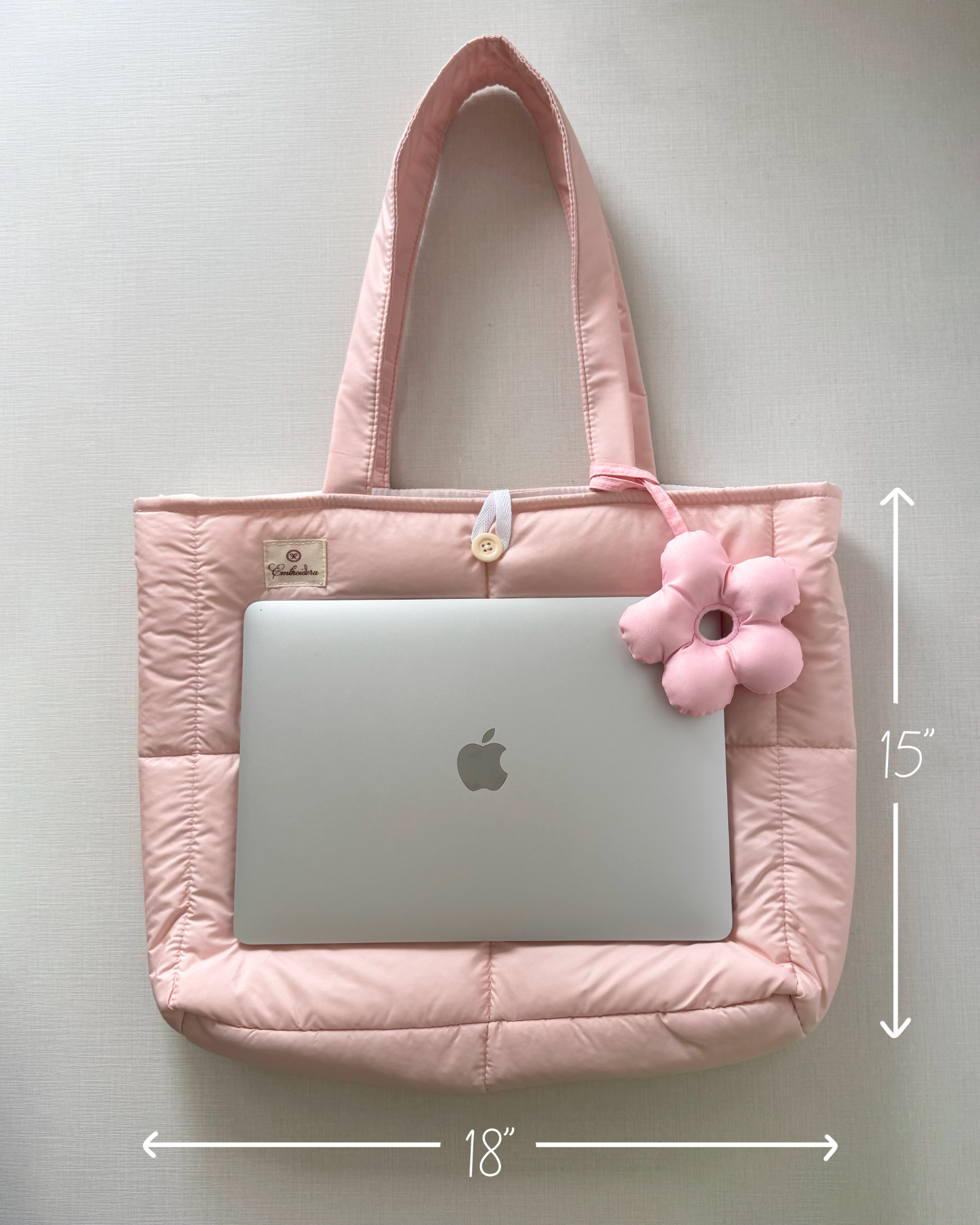Quilted Bag - Blush Cloud