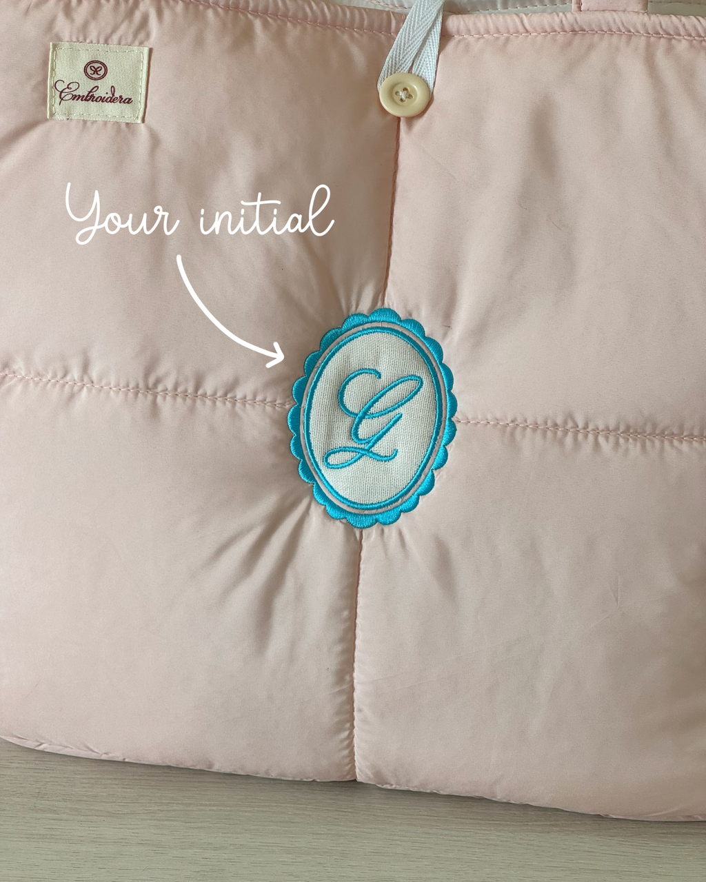 Quilted Bag - Blush Cloud