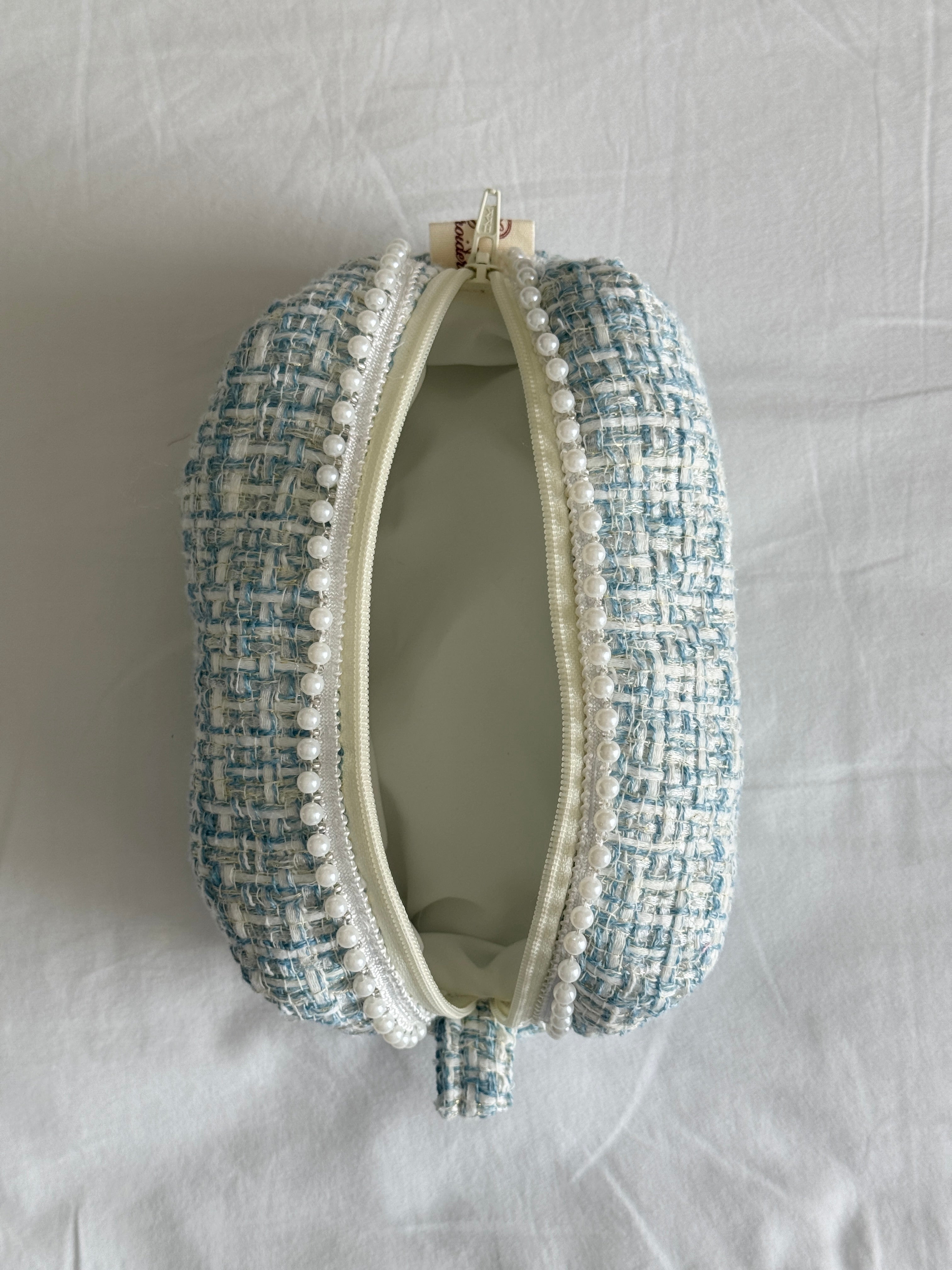 Makeup Pouch - Blue Pearl