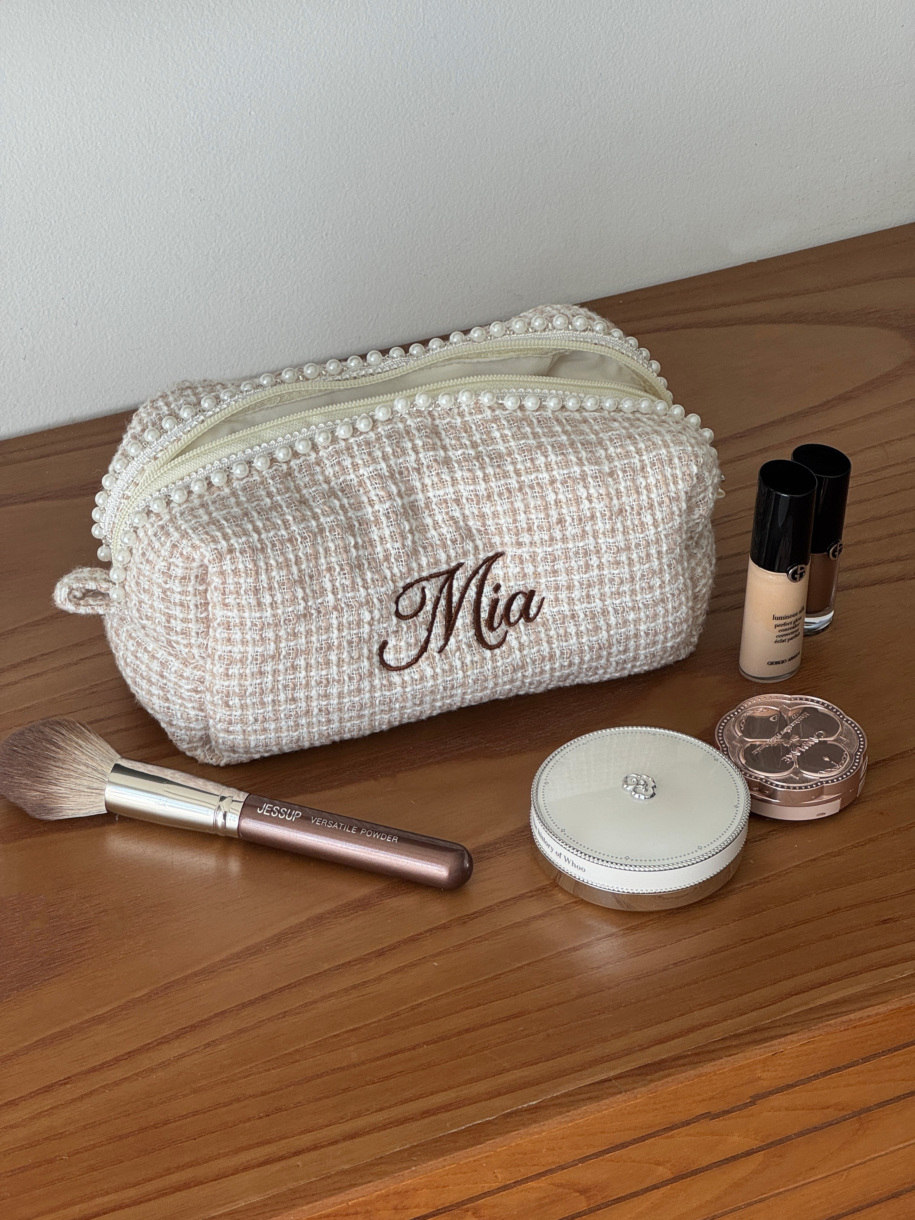 Makeup Pouch - Ivory Pearl