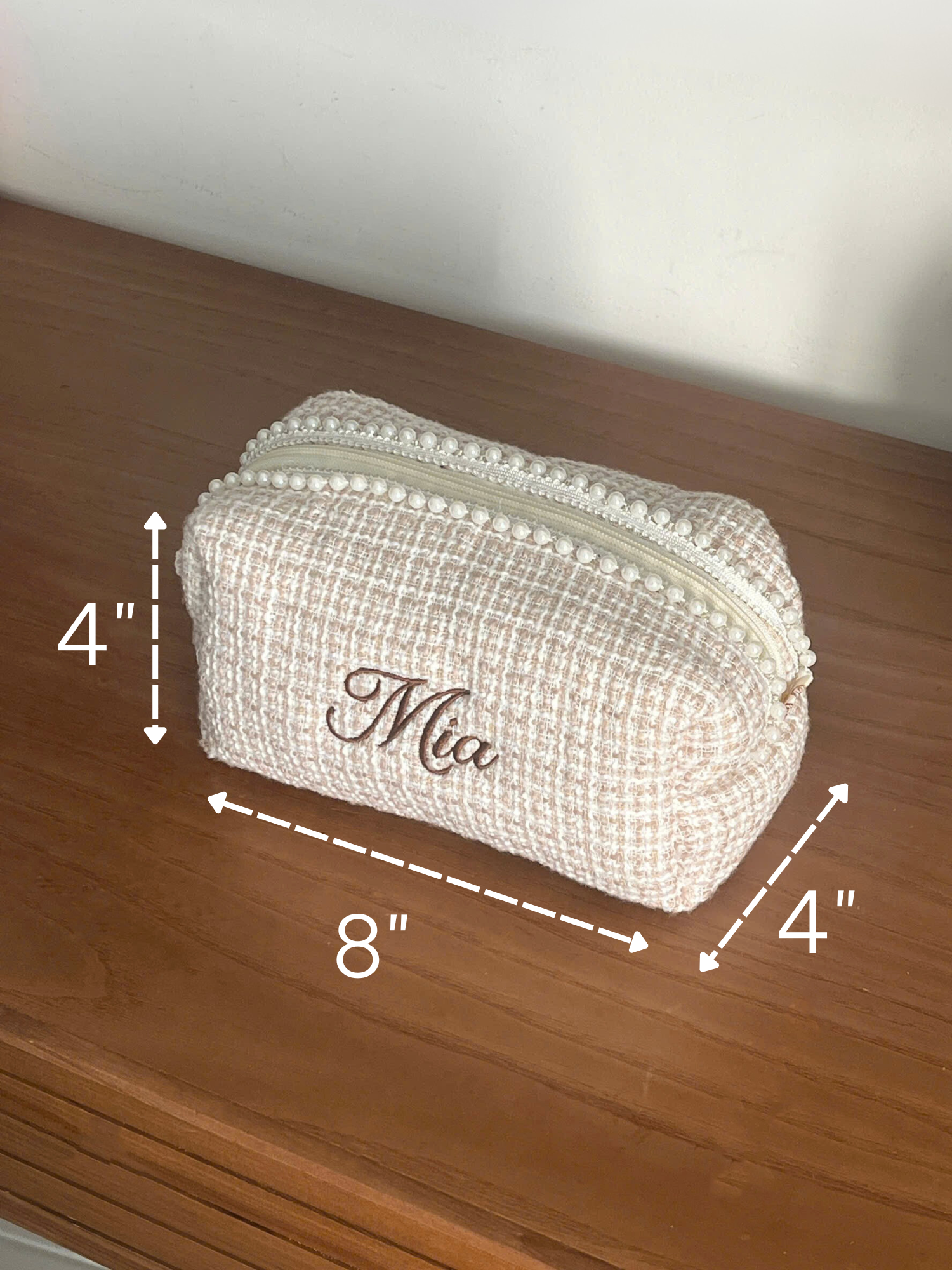 Makeup Pouch - Ivory Pearl