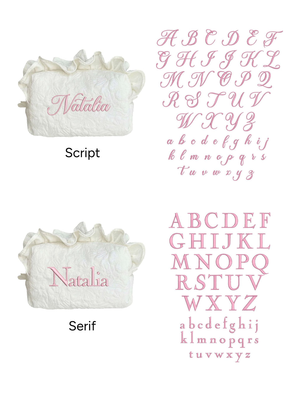 Makeup Pouch - White Garden 2