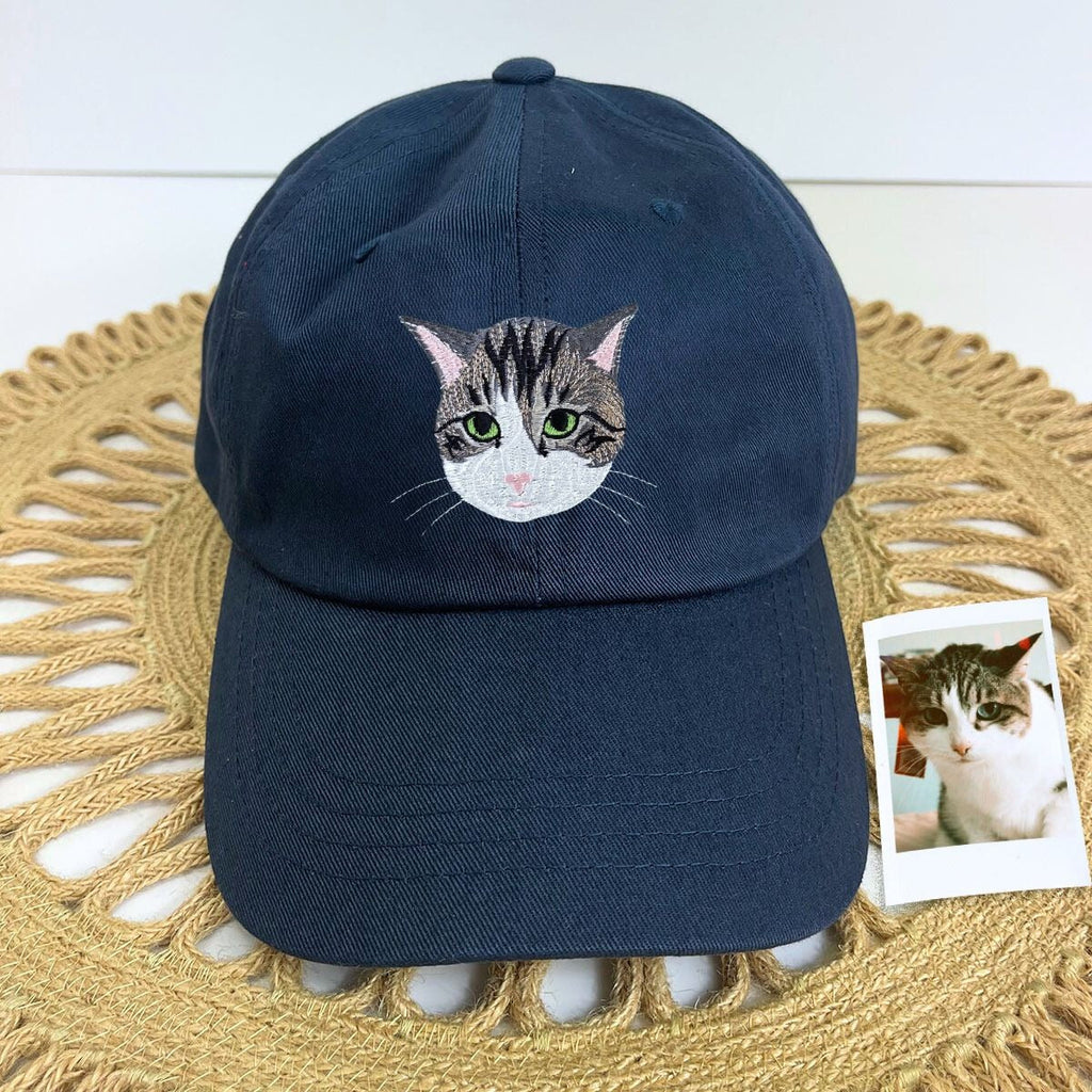 Personalized Horse Hat with Custom Embroidered Photo - Unique Horse Lover Gift Idea