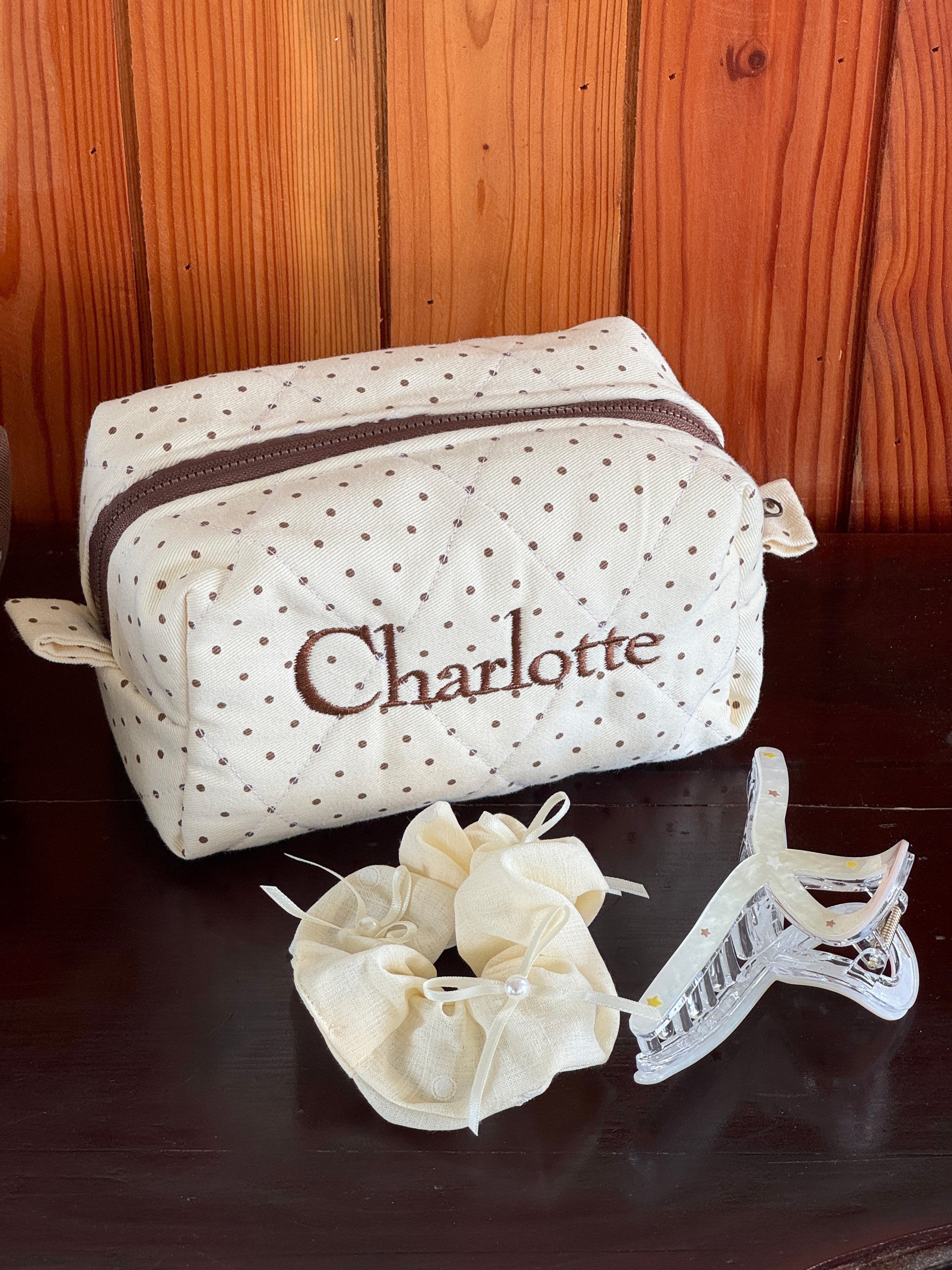 Makeup Pouch - Polka