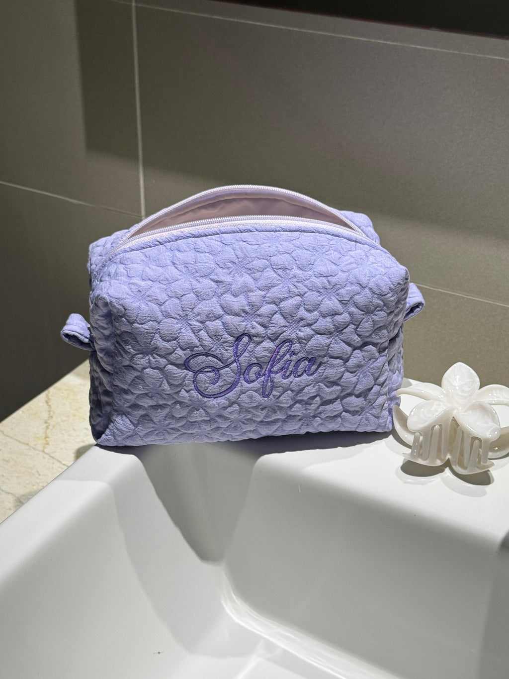 Makeup Pouch - Violet