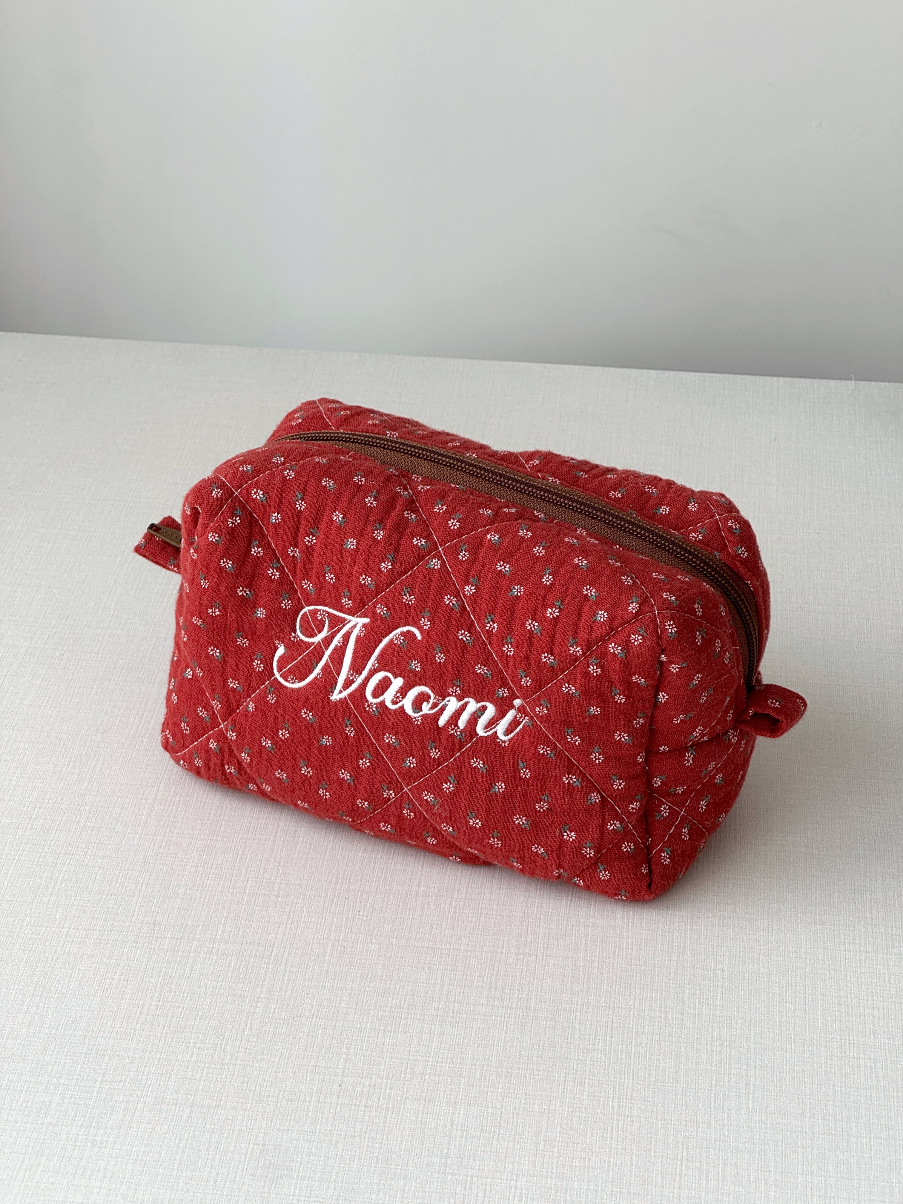 Makeup Pouch - Red Clover