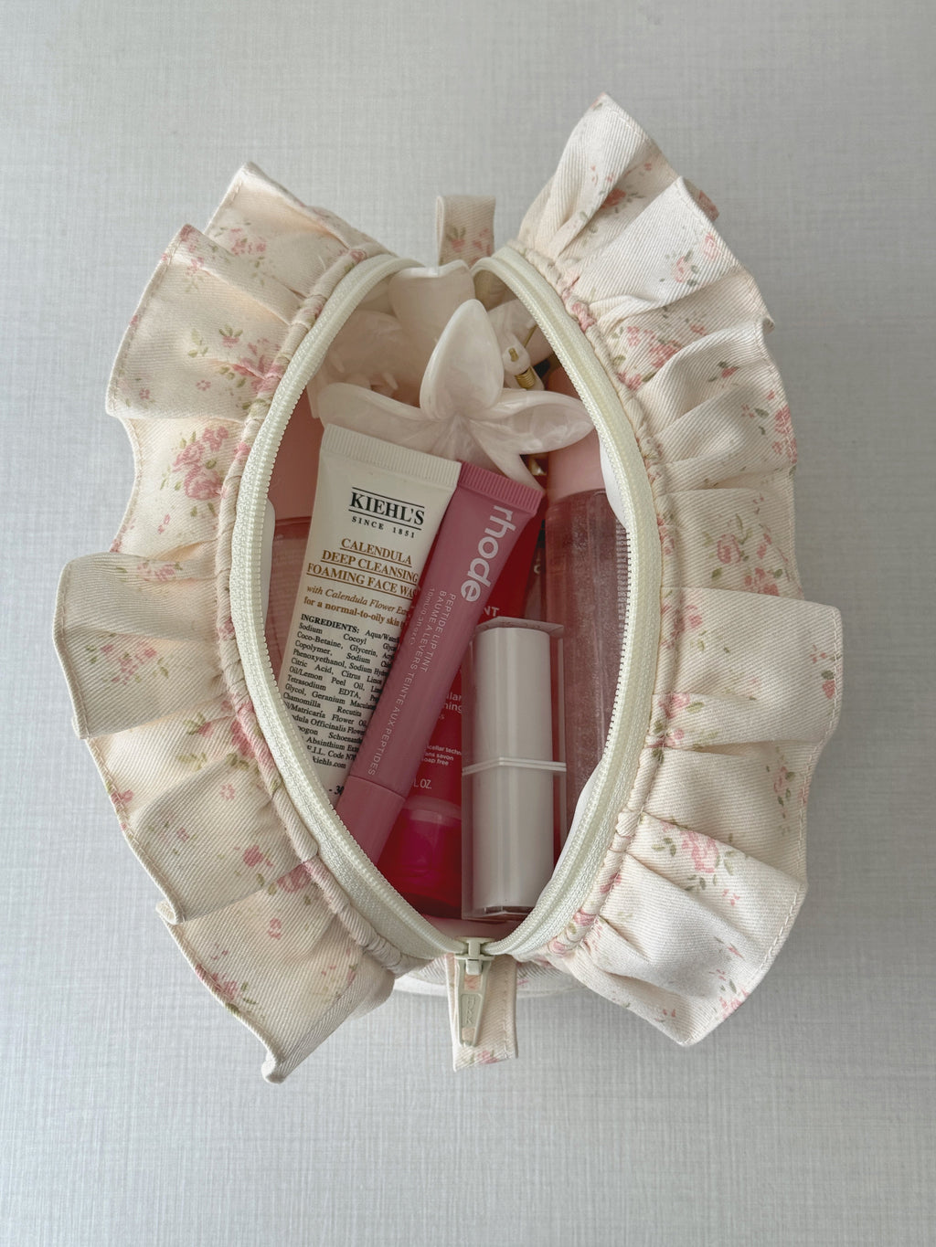 Makeup Pouch - Vanilla Rose
