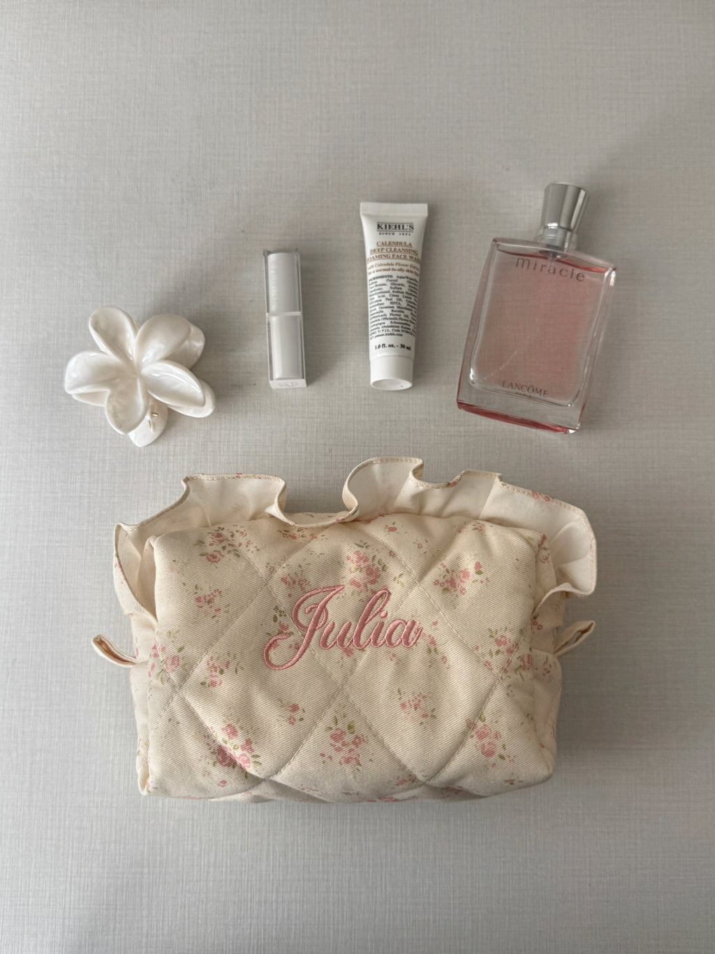 Makeup Pouch - Vanilla Rose