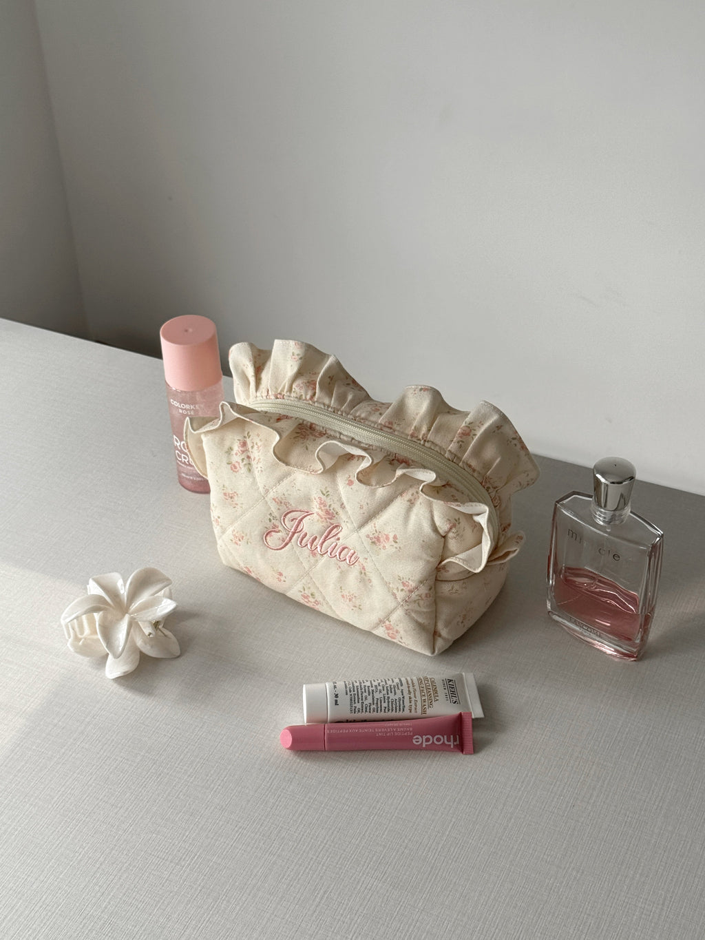 Makeup Pouch - Vanilla Rose