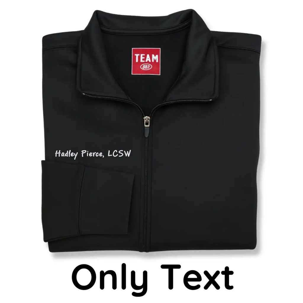Personalized Social Worker Jacket with Name & Title – Embroidered Gift for MSWs & LCSWs
