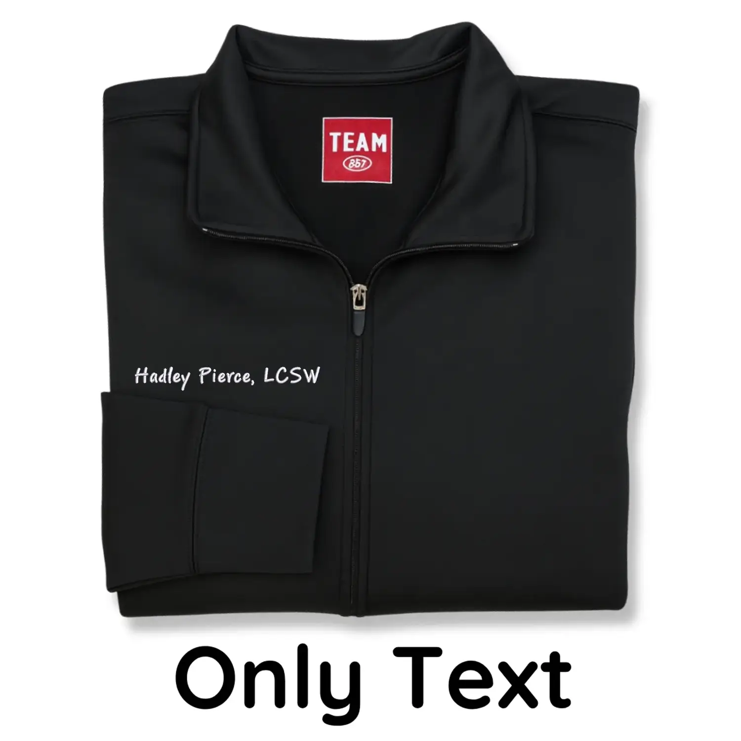 Personalized Social Worker Jacket with Name & Title – Embroidered Gift for MSWs & LCSWs