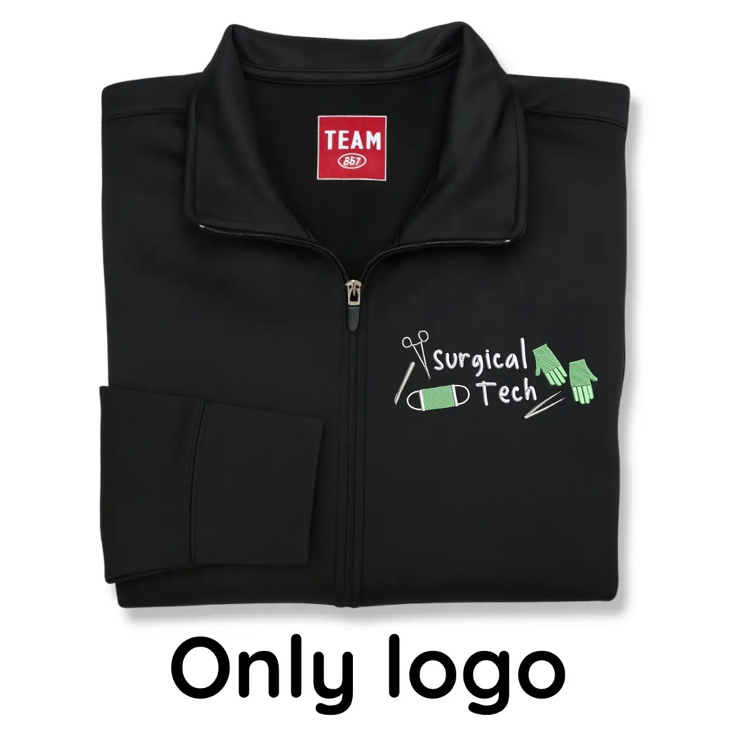Personalized Surgical Tech Gift with Name & Title - Custom Embroidered Jacket for Scrub Techs