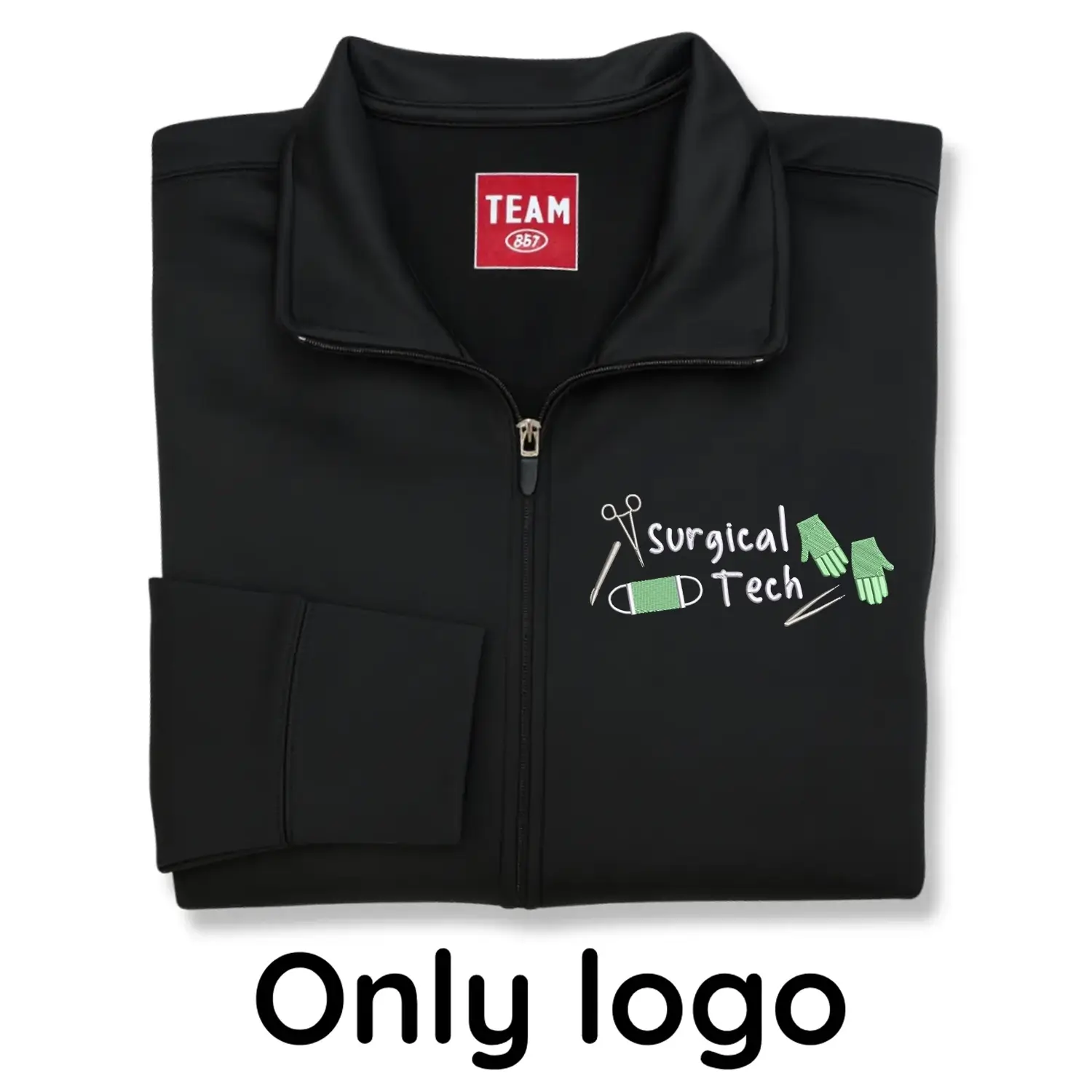 Personalized Surgical Tech Gift with Name & Title - Custom Embroidered Jacket for Scrub Techs