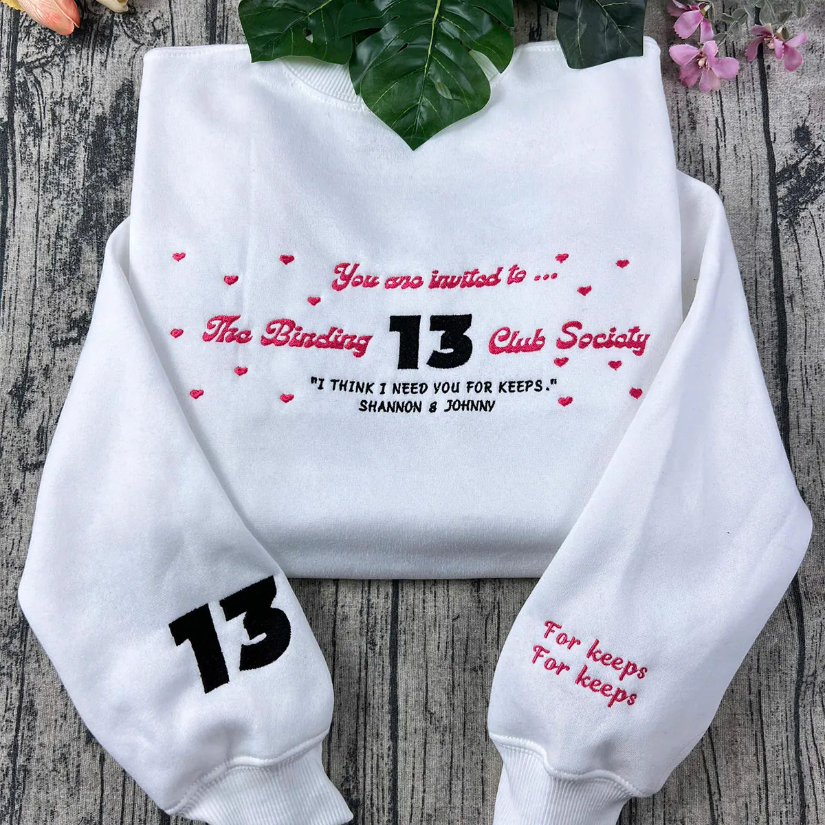 BOOKISH Boys of Tommen Embroidered Sweatshirt - Womenswear Hoodie