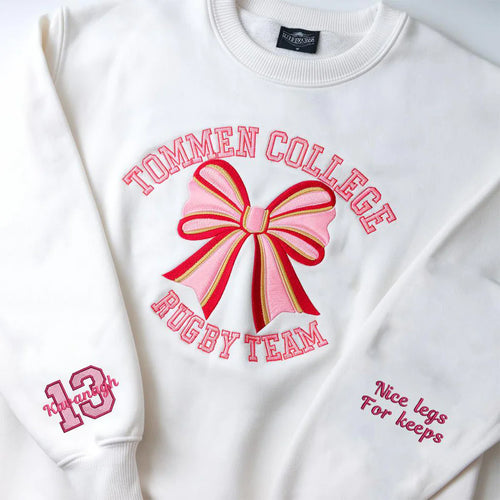 Boys Of Tommen Embroidery Sweatshirt | Crewneck Hoodie for Book Lovers & Bookworms