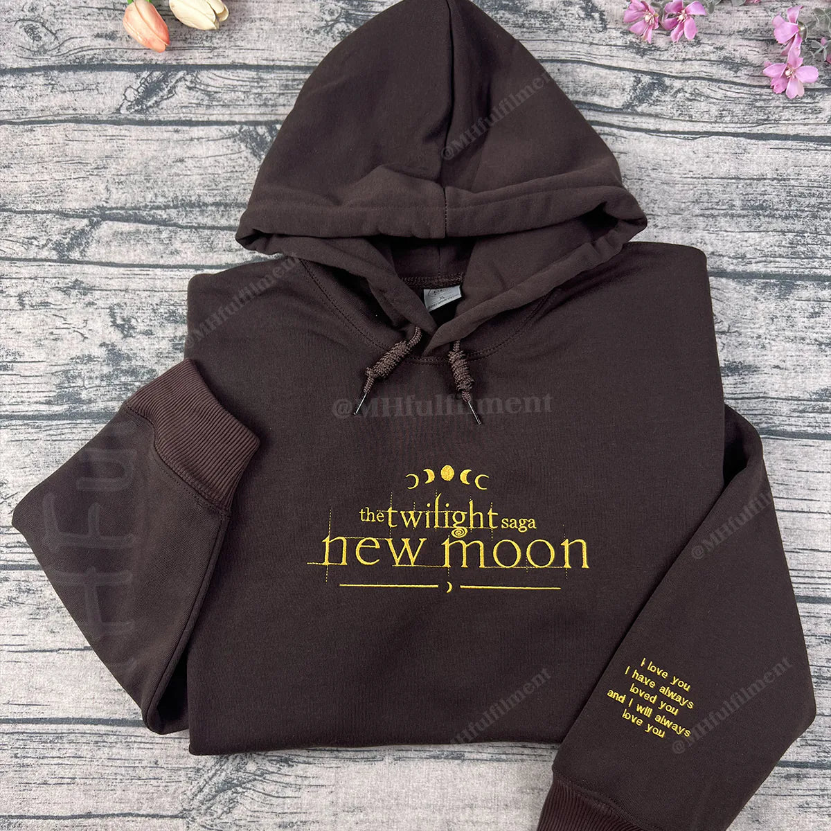 Twilight Embroidered Sweatshirt - Edward Cullen, Twilight Saga, New Moon, Eclipse, Breaking Dawn, Bookish Merch, Twilight Merch