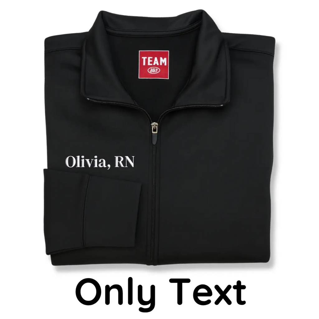 Personalized Critical Care Nurse Jacket with Name - Embroidered Gift Idea for Critical Care Nurses