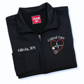 Personalized Critical Care Nurse Jacket with Name - Embroidered Gift Idea for Critical Care Nurses