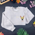 Custom Embroidered Pet Portrait Sweatshirt
