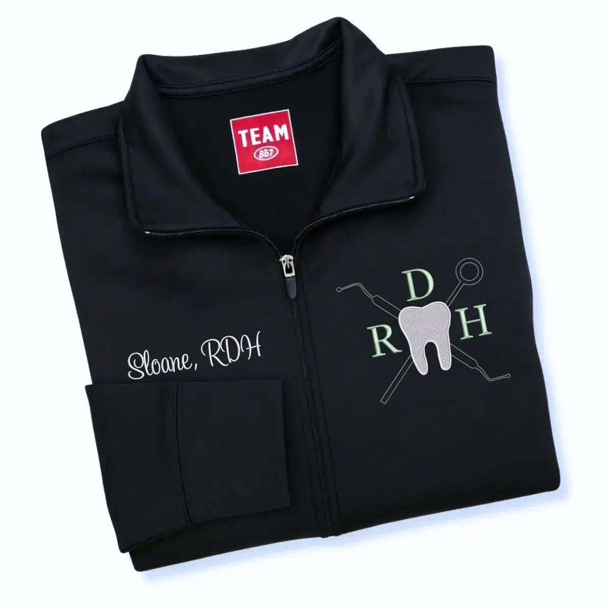 Personalized Dental Hygienist Jacket with Name & Title - Embroidered Gift for RDHs