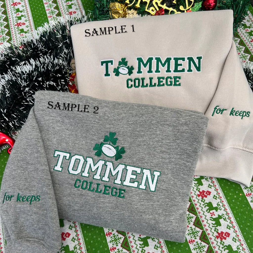 Embroidered Boys of Tommen Sweatshirt | Johnny Kavanagh | Lynch Joey | Binding 13 Book Merch Hoodie | Tommen College Crewneck