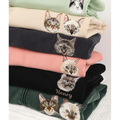 Embroidered Dog Face Sweatshirt - Custom Pet Portrait
