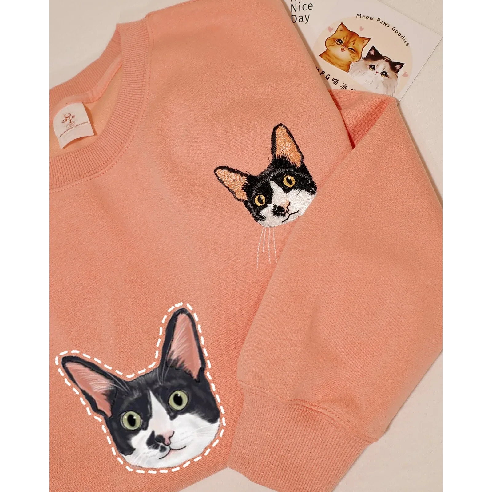 Embroidered Dog Sweater - Custom Pet Name Design