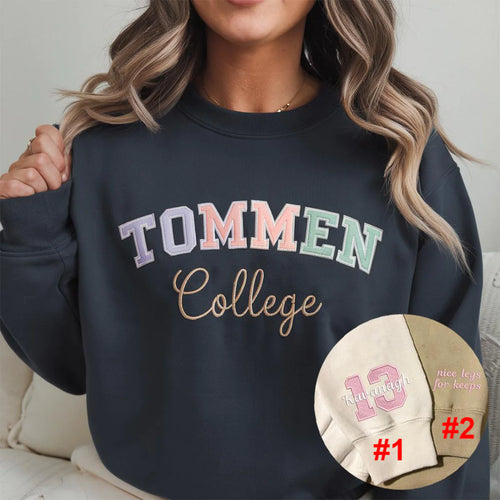 Boys of Tommen Embroidered Sweatshirt | Bookish Crewneck Hoodie | Book Lovers Sweatshirt | Embroidery Tops for Women