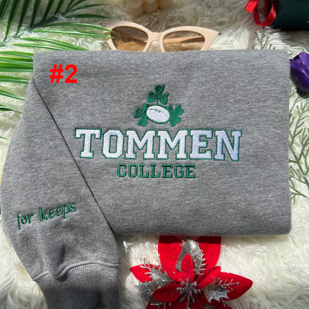 Embroidered Boys of Tommen Sweatshirt | Johnny Kavanagh | Lynch Joey | Binding 13 Book Merch Hoodie | Tommen College Crewneck