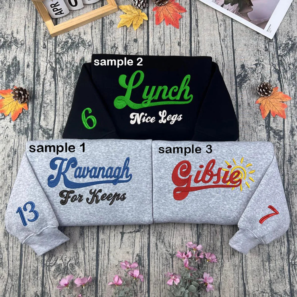 Boys of Tommen Embroidered Sweatshirt – Johnny Kavanagh, Joey Lynch, Gibsie Gibson | Bookish Merch