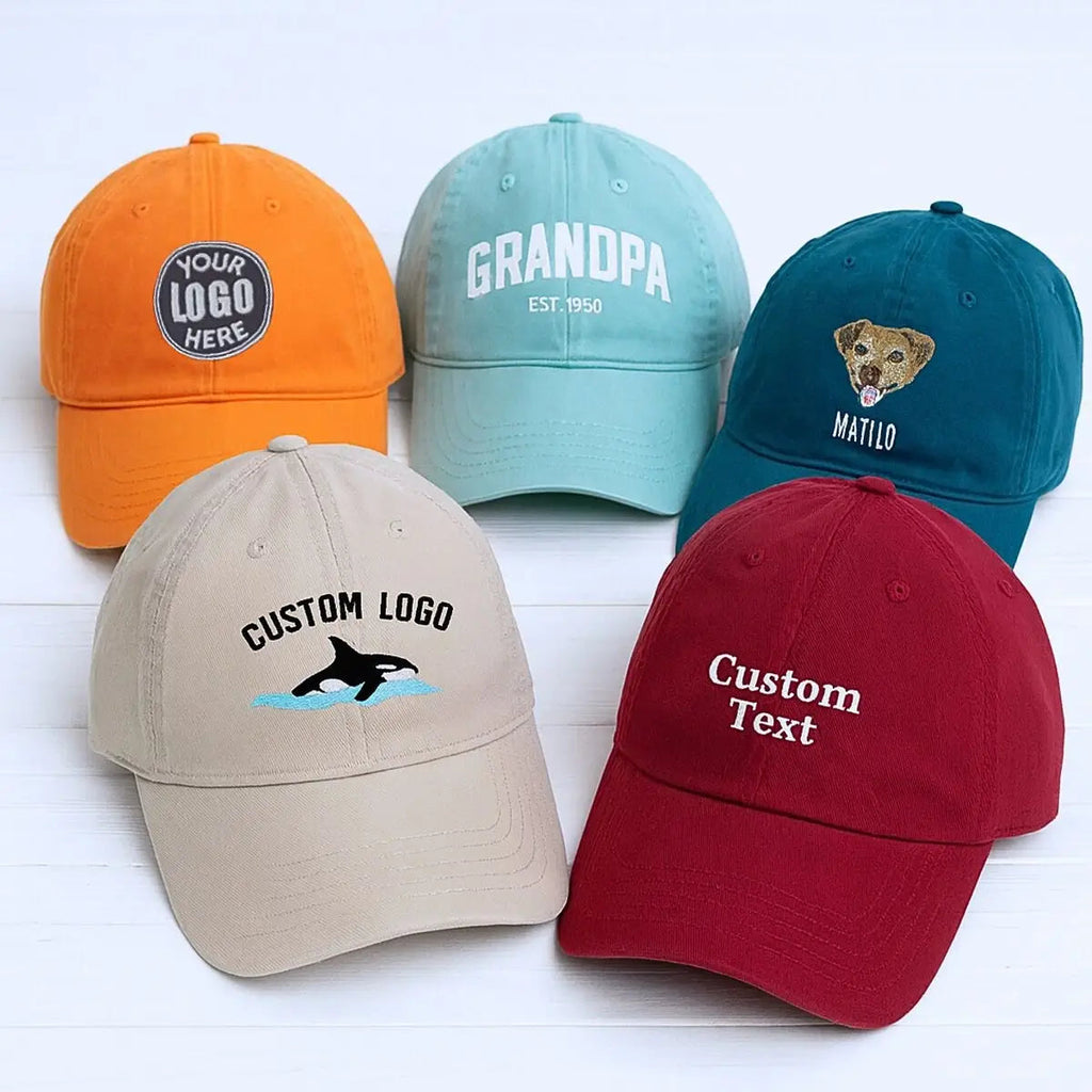Make Your Own Hat with Embroidered Any Text